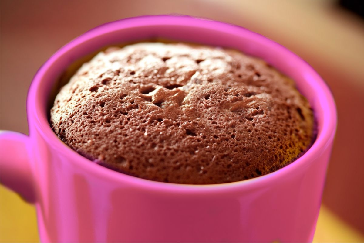 Bolo de Caneca na Airfryer