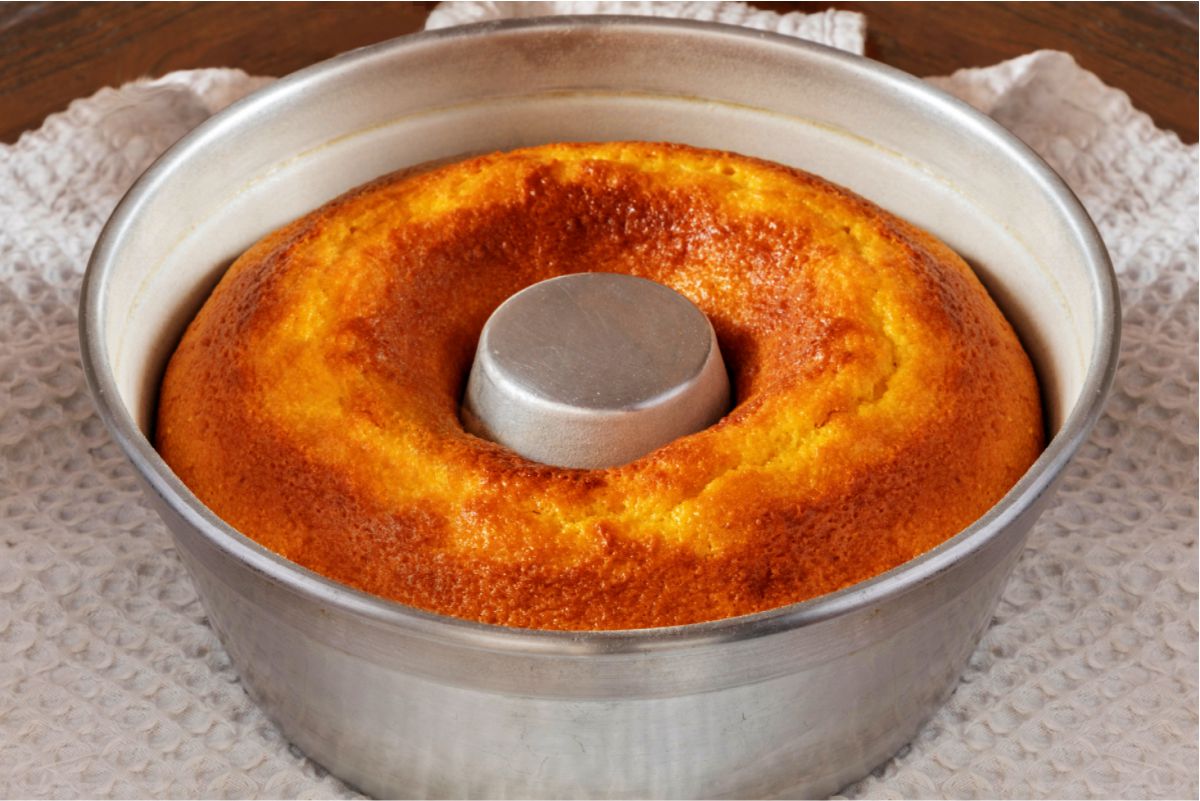 Bolo de Fubá na Airfryer