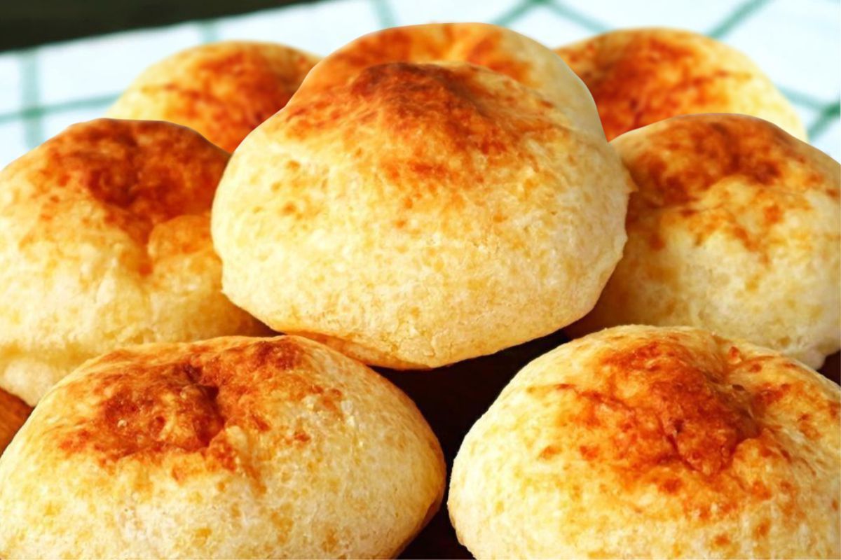 Pão de Tapioca na Airfryer