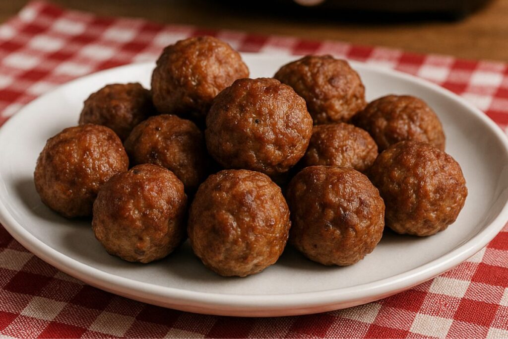 Almôndegas na Airfryer