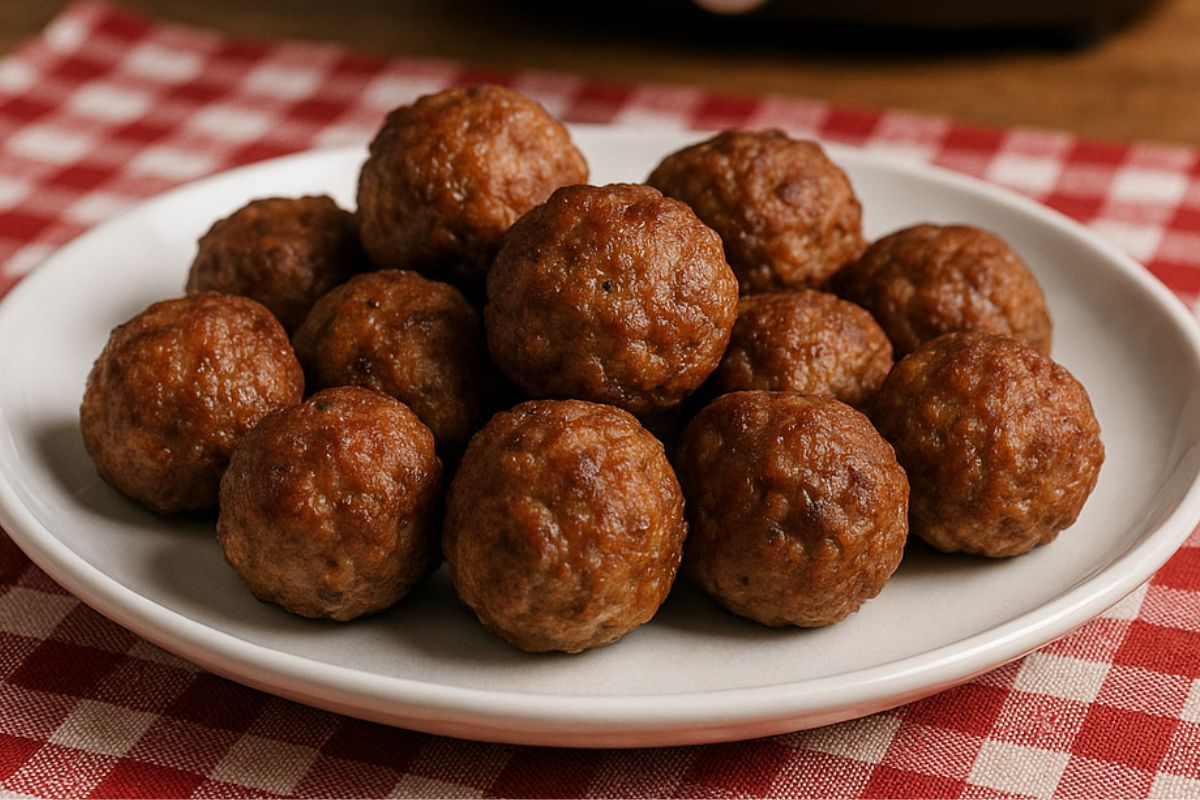 Almôndegas na Airfryer