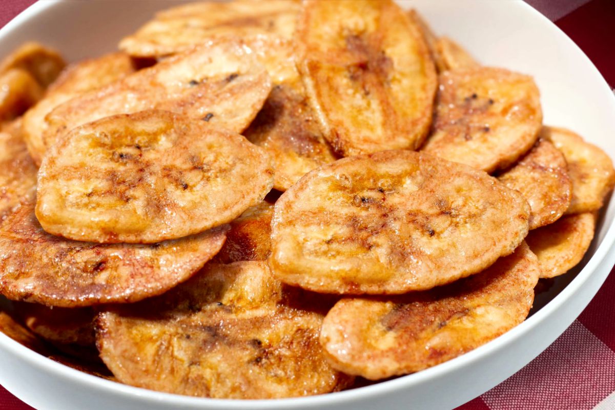 Chips de Banana na Airfryer