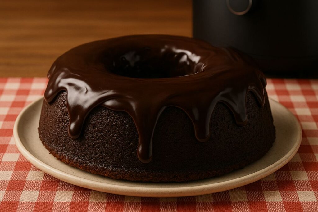 Bolo de Chocolate na Airfryer