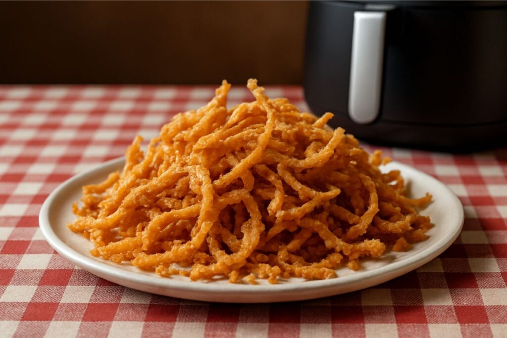 Cebola Crispy na Air fryer