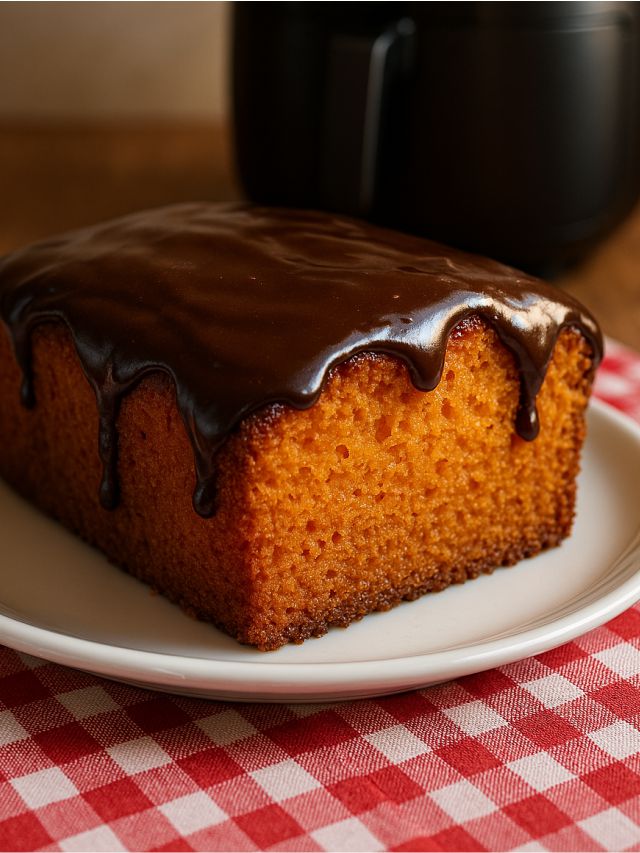 Bolo de Cenoura Fofinho na Airfryer