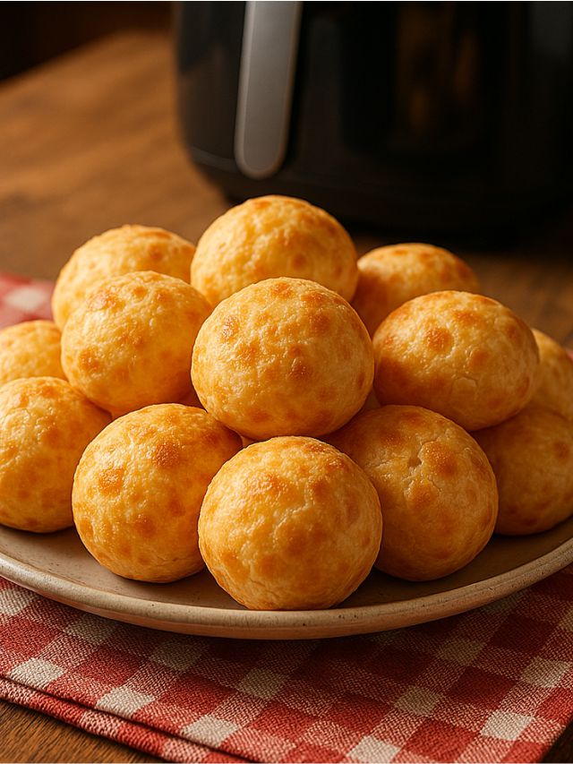 Pão de Queijo Caseiro na Airfryer